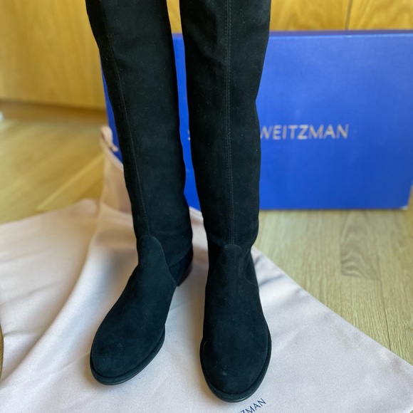 Stuart Weitzman Lowland Over the Knee Suede Boots - Picture 7 of 7